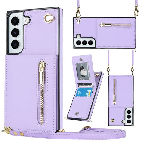 Samsung Galaxy S21 FE Hoesje Solidenz Fashion Wallet Met Koord