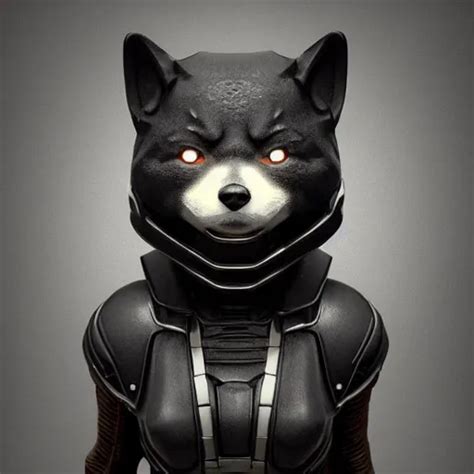 Black Armor Anthropomorphic Shiba Inu Shiba Inu Stable Diffusion