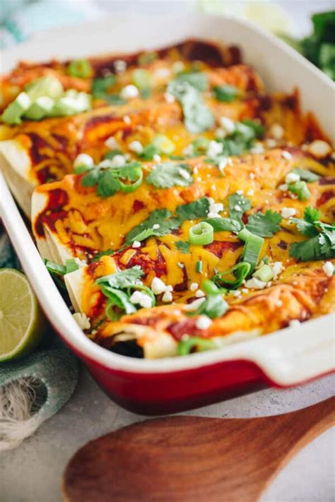 Easy Black Bean Enchiladas The Healthy Maven