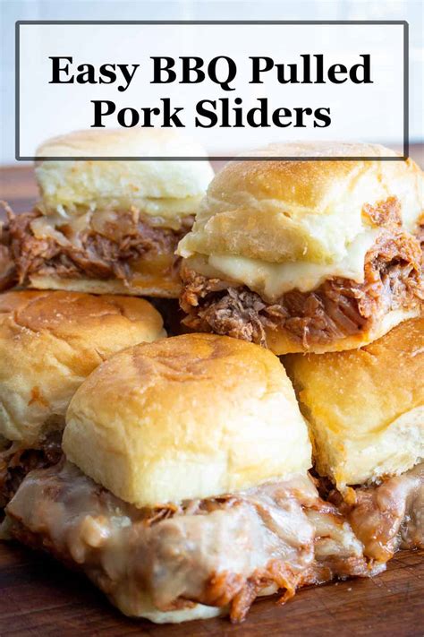 Easy Bbq Pulled Pork Sliders Recipe Seanna S Kitchen