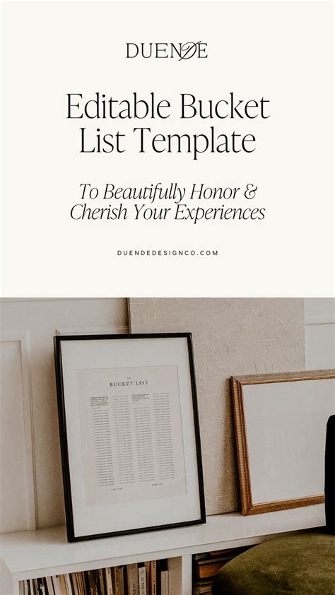 Editable Bucket List Template List Template Templates Creative