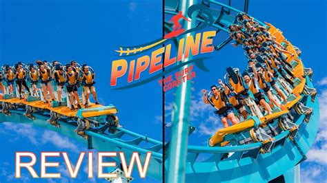 Pipeline The Surf Coaster Review SeaWorld Orlando Orlando FL YouTube