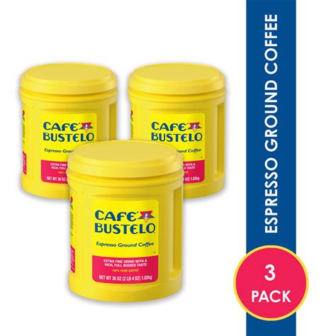 Buy Café Bustelo Espresso Style Roast Ground Coffee 36 Ounce Canister