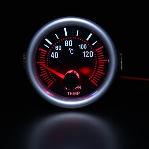 Inch Mm Digital Car Red Led Electronic Water Temp Temperature Gauge