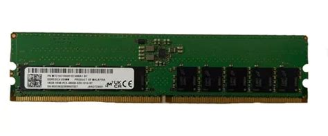 Memória Micron 16gb Ddr5 4800 Udimm Mtc10c1084s1ec48ba1