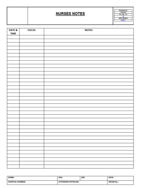 Nurses Notes 65127 Pm Pdf
