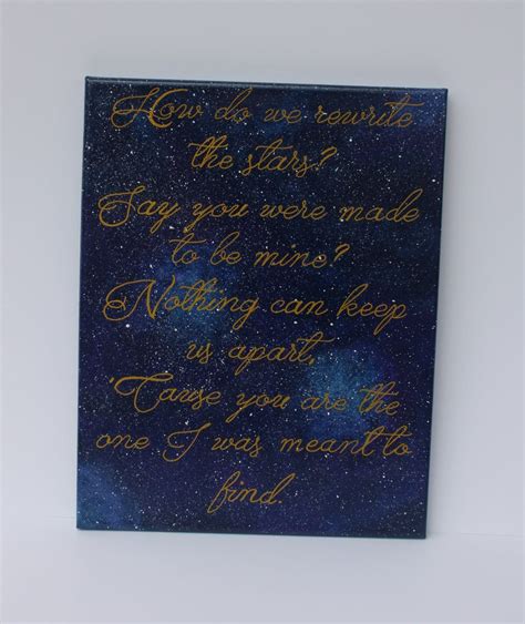 The Greatest Showman rewrite the Stars Canvas /galaxy Wall - Etsy