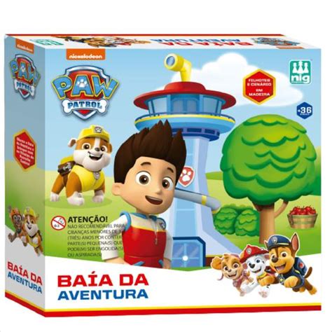 Brinquedo Cenário Baía Da Aventura Patrulha Canina Infantil