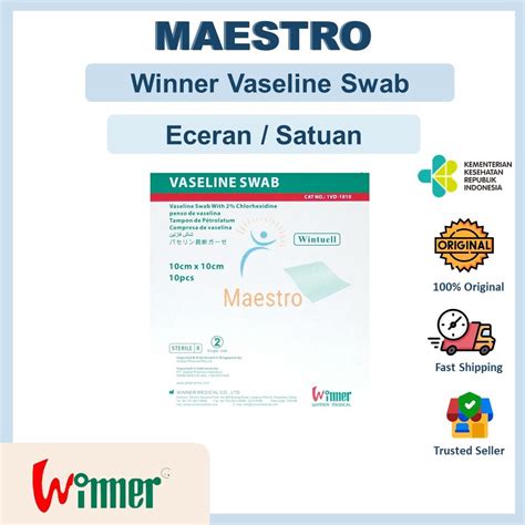 Jual Winner Vaseline Swab X Cm Wintuell X Gauze Kasa Jaring