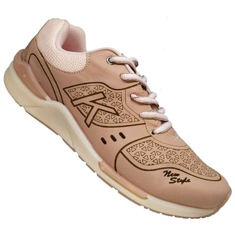 Tênis Menina Kidy Style Nude Tita Carneiro Loja Online de Calçados