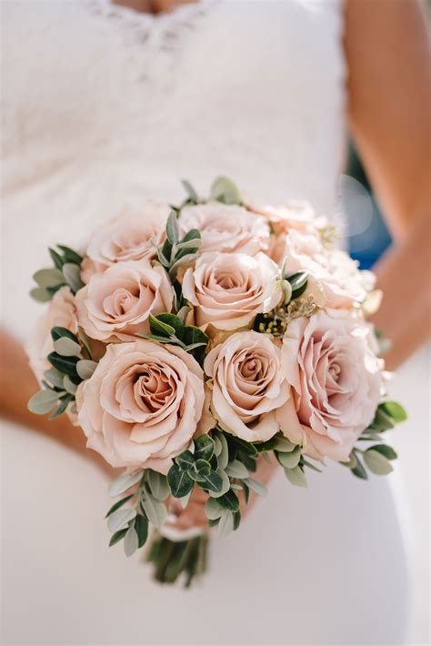 Blush Rose Bridal Bouquet Rose Bridal Bouquet Wedding Flower Types Flower Bouquet Wedding