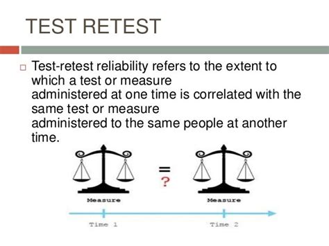 Reliability And Its Types Split Half Method And Test Retest Methods