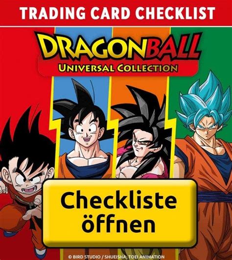 Dragon Ball Universal Trading Cards Panini