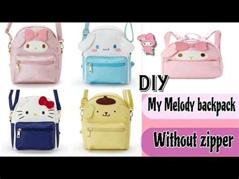 How To Make My Melody Backpack Diy My Melody Backpack Diy Sanrio