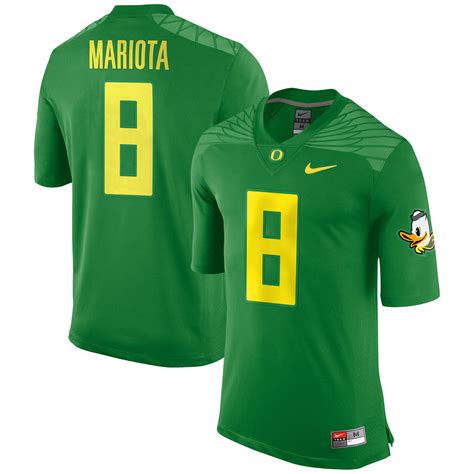 Nike Marcus Mariota Oregon Ducks Apple Green Alumni Football Game Jersey