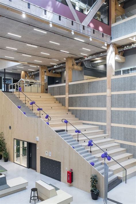 Troldtekt Acoustic Panels Were Chosen As Ceiling And Wall Material In