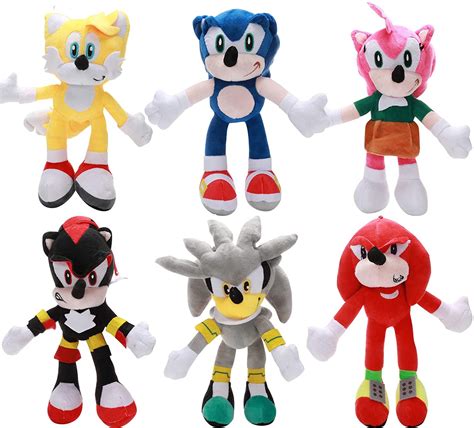 Buy Crasoldiers Super Sonic Plush Toys 11in Sonic Stuffed Animals Set ...