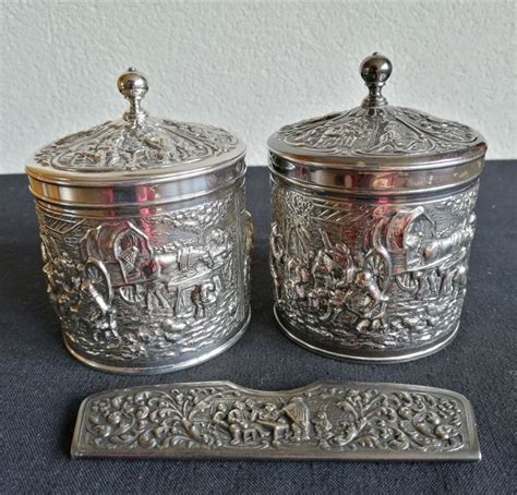 Herman Hooijkaas Tea Caddy 3 900 Silver Catawiki