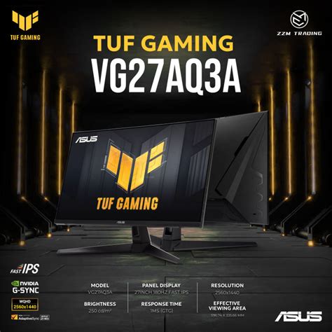 Asus Tuf Gaming Vg27aql1a Vg27aqml1a Vg27aq3a Vg27aql3a 27