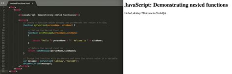 What Is Functions In Javascript And How To Define And Call Functions