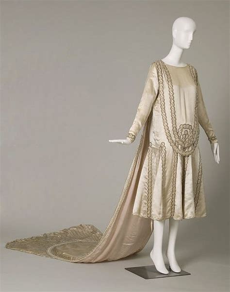 Jeanne LANVIN Robe de Mariée et robe de style 1927 20s Fashion