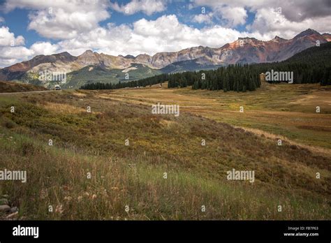 San Juan Mountains Near Telluride Colorado Stock Photo Alamy