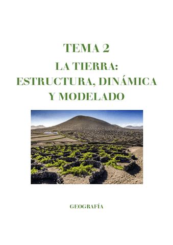 Apuntes Tema 2 Geografia Fisica Pdf