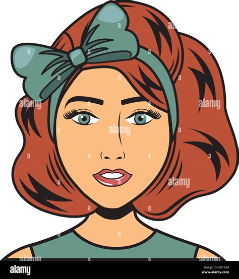 Woman Female Comic Pop Art Stock Vector Image And Art Alamy