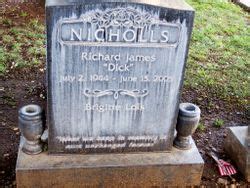 Richard James Dick Nicholls Find A Grave Memorial