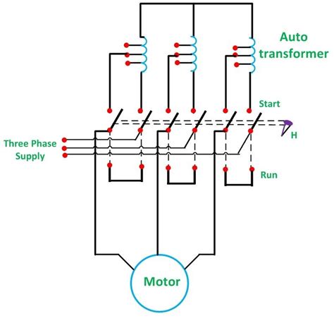 Control Circuit Diagram Of Autotransformer Starter Auto Tran