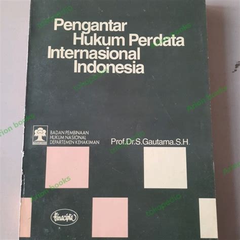 Jual Buku Pengantar Hukum Perdata Internasional Indonesia Sudargo