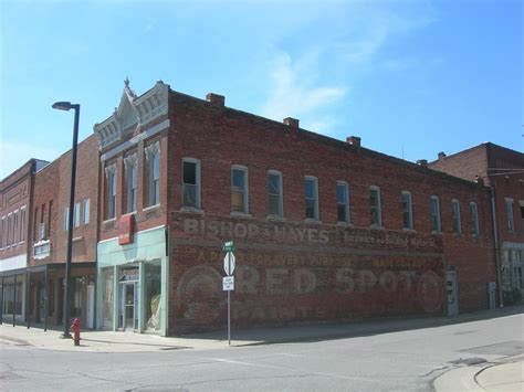 Red Spot Paint Mural Downtown Evansville Indiana Jimmy Emerson