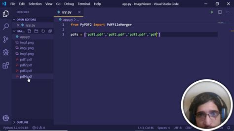 How To Merge Pdf Files In Python Using Pypdf Library Youtube