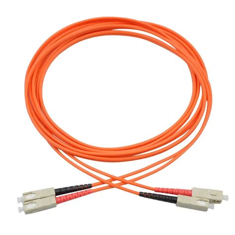 1 Meter SC SC Fiber Optic Cable MultiMode Duplex Patch Cord OM1 62 5