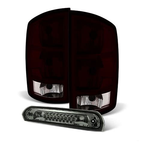 Akkon Fits 2002 2006 Dodge Ram 1500 2003 2006 Ram 25003500 Dark Red Tail Lights W Circuit