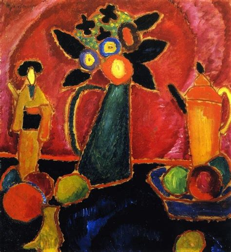 Japanese Flower Painting Alexei Jawlensky Oil Paintings