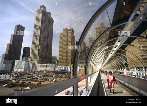 The Peachtree Center Atlanta Georgia Usa Elevated Pedestrian