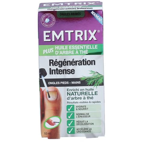 EMTRIX Plus Régénération Intensive Huile d arbre à thé pour les ongles