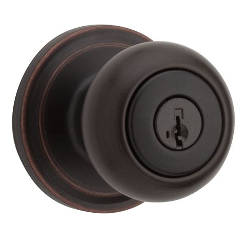 Weiser Troy Venetian Bronze Exterior Door Knob Entry Door Lock With Key The Home Depot Canada