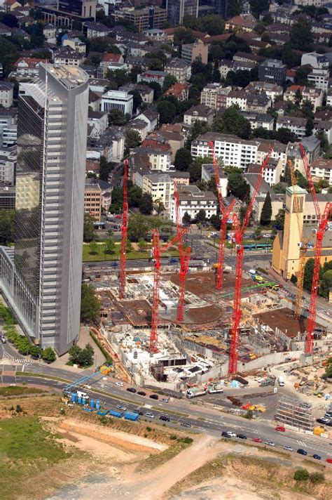 Luftaufnahme Frankfurt Am Main Baustelle Tower Und Pollux Geb Ude