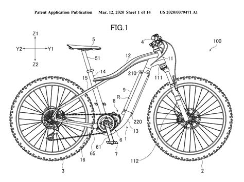 Patent Watch Yamaha Applies For Patent On Dedicated E Bike Frame