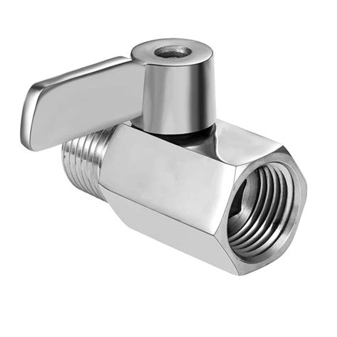 Shower Head Shut Off Valve 304 Stainless Steel Mini Ball Valve Npt