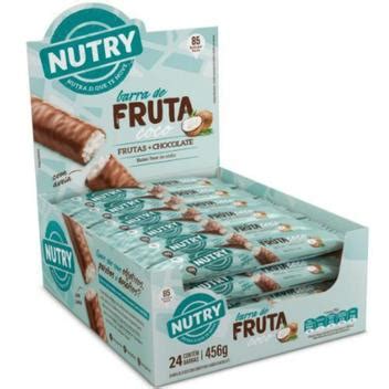 Barra De Frutas Nutry Coco E Chocolate Caixa C Unidades Barra De