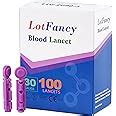 Amazon Lotfancy Lancets For Blood Testing Gauge Count