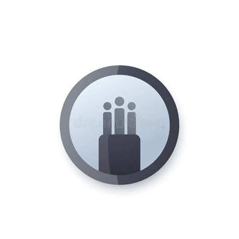 Optical Fiber Icon Logo Vector Stock Vector Illustration Of Optical