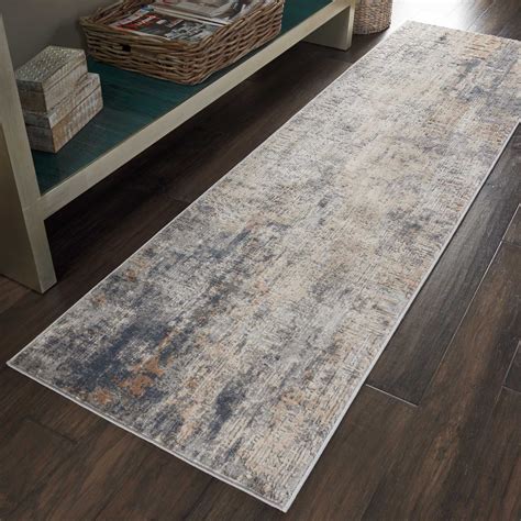 Contemporary And Transitional Rugs Rustic Textures Rus01 Grybg Lt Grey