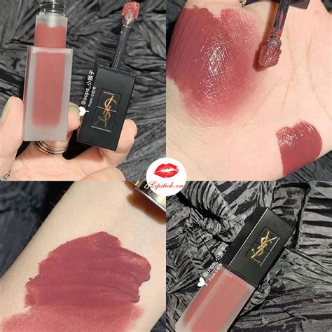 Review Son Kem YSL 210 Nude Sedition Hồng Đất Dòng Velvet Cream