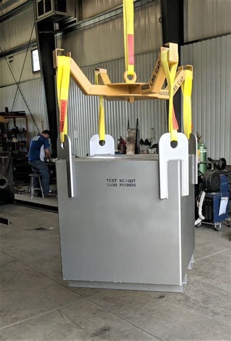 Bulk Bag Lifting Bracket Load Test The Young Industries Inc