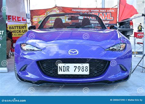 Mazda Miata Mx5 At East Side Collective Car Meet In San Juan Philippines Editorial Image