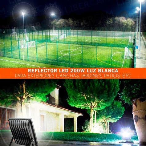 Reflector Led W Exterior Alta Potencia Multiled Ip Frio Libercam